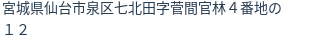 住所(登記所在地)