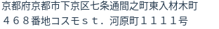 住所（登記所在地）