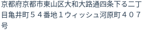 住所(登記所在地)