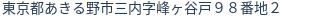 住所（登記所在地）