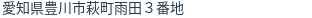 住所(登記所在地)