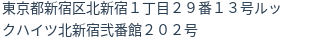 住所(登記所在地)
