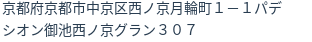住所(登記所在地)