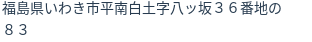 住所(登記所在地)