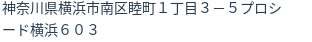 住所(登記所在地)