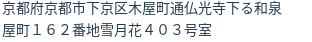 住所(登記所在地)