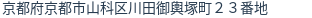 住所（登記所在地）