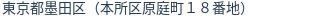 住所（登記所在地）
