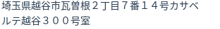 住所（登記所在地）
