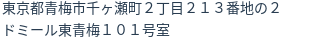 住所(登記所在地)