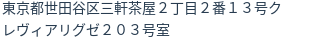 住所(登記所在地)