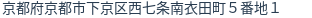 住所（登記所在地）