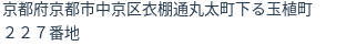住所（登記所在地）