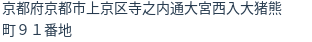 住所(登記所在地)