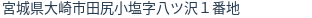 住所（登記所在地）