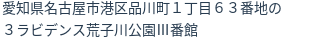 住所（登記所在地）