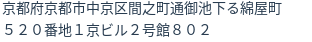 住所（登記所在地）