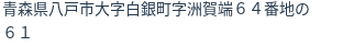 住所(登記所在地)