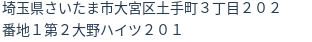 住所(登記所在地)