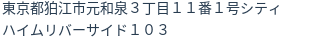住所(登記所在地)
