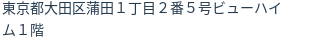 住所(登記所在地)