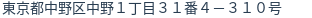 住所(登記所在地)