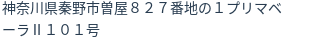 住所(登記所在地)