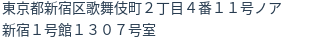 住所(登記所在地)