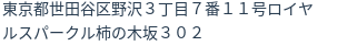 住所(登記所在地)