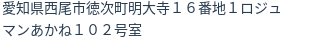 住所(登記所在地)