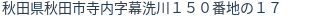 住所(登記所在地)