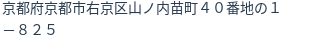 住所(登記所在地)