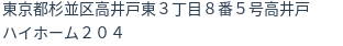 住所(登記所在地)