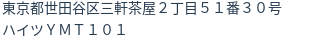 住所（登記所在地）