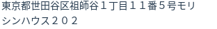 住所(登記所在地)