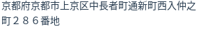 住所（登記所在地）