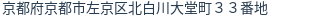 住所(登記所在地)