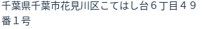住所(登記所在地)