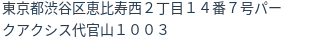 住所(登記所在地)