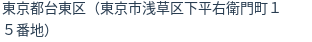 住所(登記所在地)