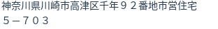 住所(登記所在地)