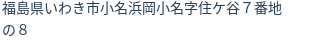 住所(登記所在地)