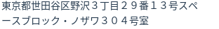 住所(登記所在地)