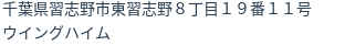 住所(登記所在地)
