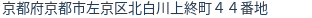 住所(登記所在地)