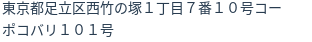 住所(登記所在地)