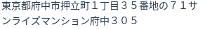 住所（登記所在地）