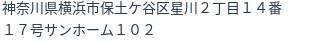 住所(登記所在地)