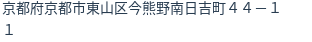 住所(登記所在地)