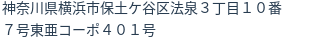 住所(登記所在地)